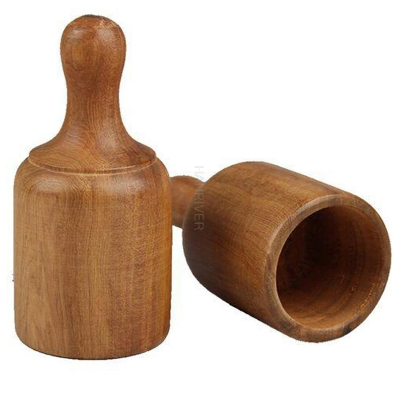 Fragrant Wood 1Pcs Cups Therapy Body Cupping Massage Set Acupuncture Vacuum Stress Relief Health Care