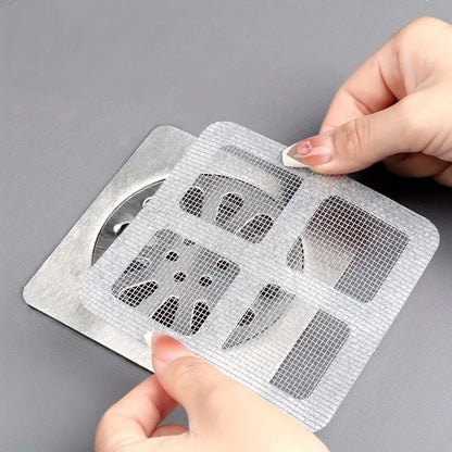 Disposable Shower Drain Mesh Hair Catcher