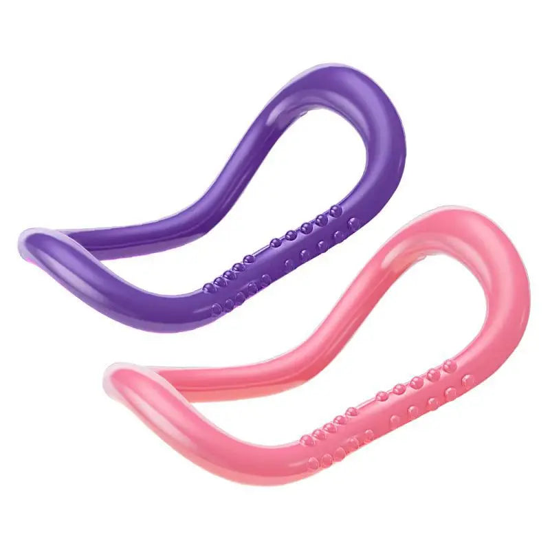 1PC Yoga Circle Pilates Stretch Ring Home Women Fitness Equipment Fascia Massage Body Workout Exercise Resistance Support Tool