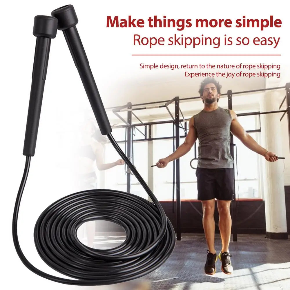 1PC 2.8M Speed Jump Rope Professional Adult Children Gym PVC Jumping Rope Adjustable Fitness Equipment Muscle Boxing Training