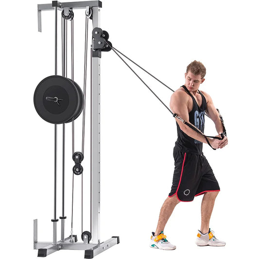 Pulling Power Equipment (Home Gym Fitness Equipment, Pull-Down Fitness Equipment - Silver):