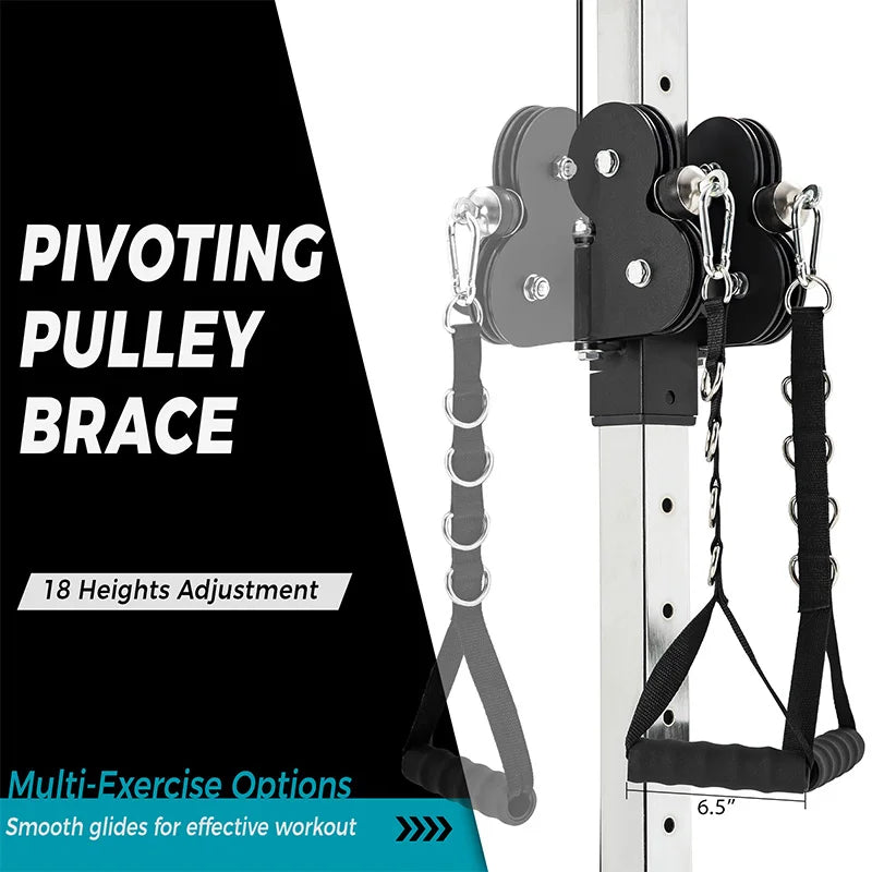 Pulling Power Equipment (Home Gym Fitness Equipment, Pull-Down Fitness Equipment - Silver):