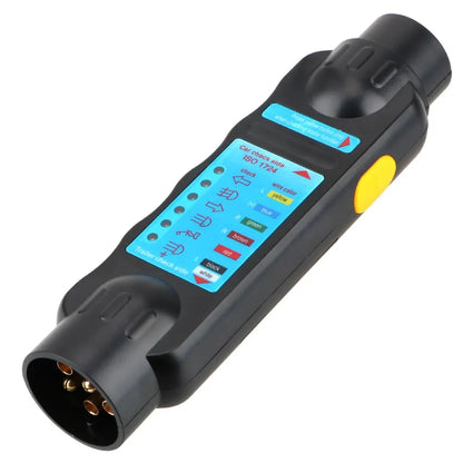 12V 7 Pin Car Towing Light Tester Trailer Plug Socket Diagnostic Tools