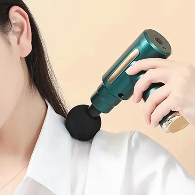 2024 Portable Fascia Gun Deep Tissue Massage Mini Lightweight and Adjustable Speed Massage Equipment Suitable for the Whole Body