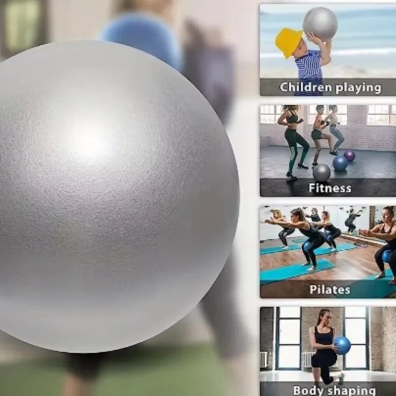 Balance Exercise Gym Ball for Fitness Pilates Equipment  25cm Pilates Ball Explosion-proof Yoga Core Ball Indoor