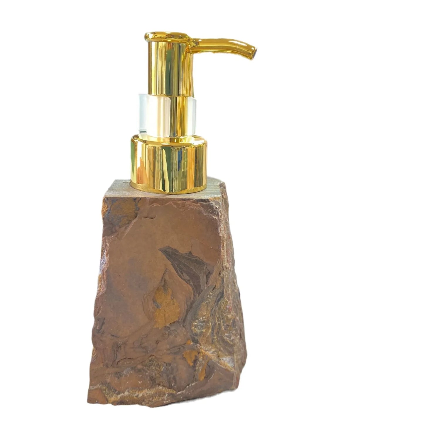 Natural Raw Stone Bath Press Powder Crystal Bottle Light Luxury Jade Shower Gel Bottle Crystal Perfume Press Bottle