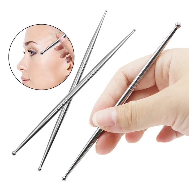 Stainless Steel Manual Acupuncture Pen,Deep Tissue Massage Tool,Trigger Point Massage Relief Pain Therapy Tool For Body Relaxing