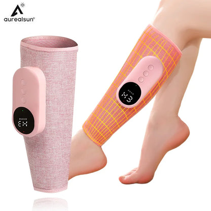 Electric Leg Muscle Massage Health Care Deep Airbag Hot Compress Kneading Relax Promote Blood Circulation Beauty Body Massager