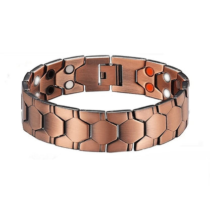 Healing Healthy Copper Magnetic Bracelet for Men Arthritis Pain Relief Bio-Energy Blood Pressure Bracelet Health Bangle Jewelry