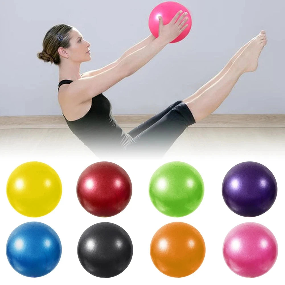 Balance Exercise Gym Ball for Fitness Pilates Equipment  25cm Pilates Ball Explosion-proof Yoga Core Ball Indoor