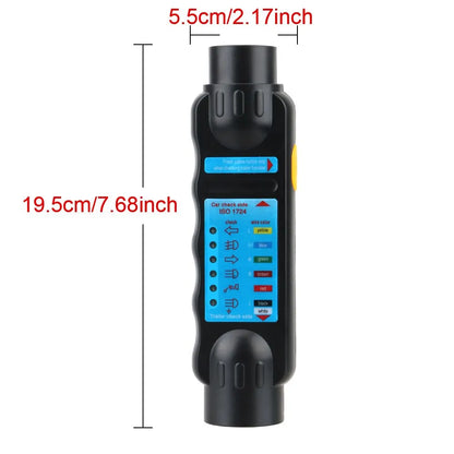 12V 7 Pin Car Towing Light Tester Trailer Plug Socket Diagnostic Tools