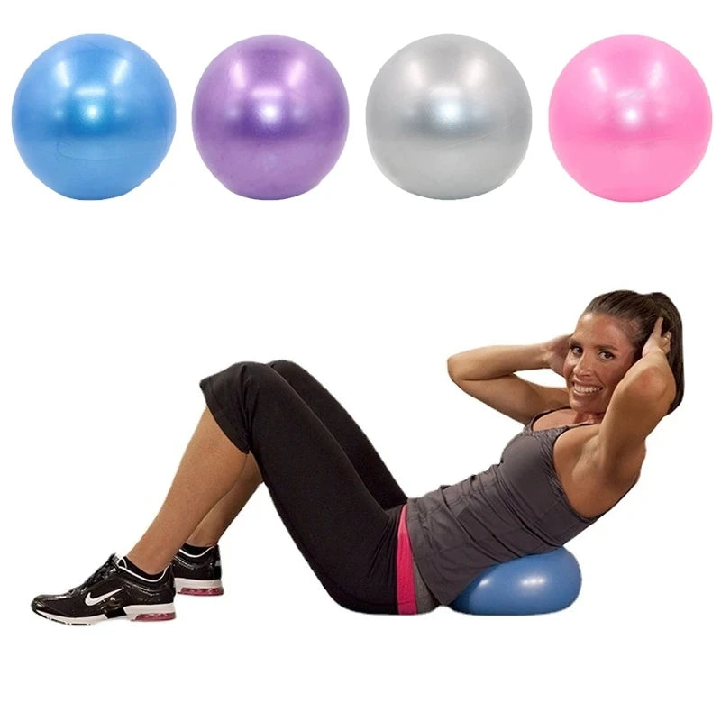 Balance Exercise Gym Ball for Fitness Pilates Equipment  25cm Pilates Ball Explosion-proof Yoga Core Ball Indoor